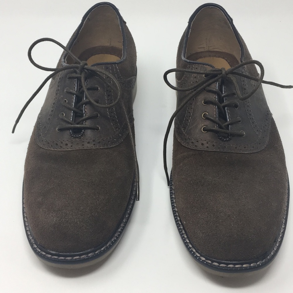 GH BASS MEN’S OXFORD SADDLE SHOES 11D